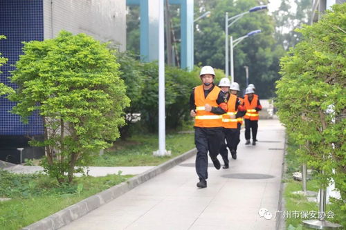 海珠区保安服务公司驻广州移动芳村中队开展2018消防疏散应急演练